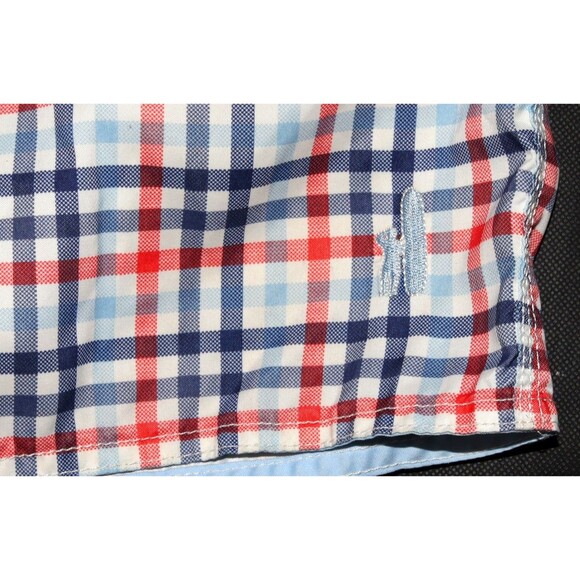 Johnnie-O Santa Monica Men's Casual Plaid Swim Trunks Swim Trunks Size Large - Picture 5 of 8